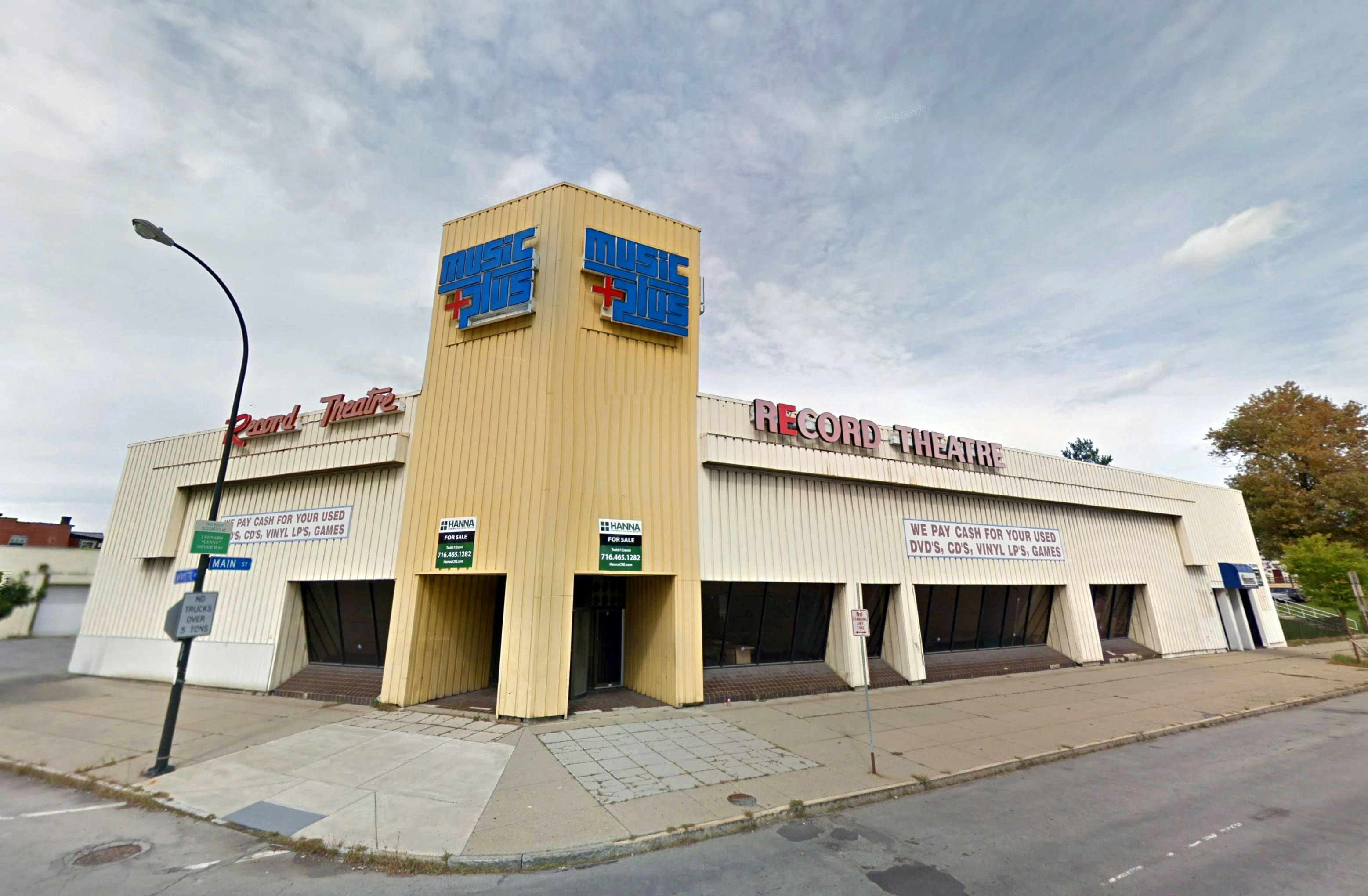 The original Record Theatre in Buffalo, New York. Photo courtesy of Google Earth.